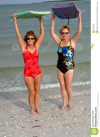 pics of older women active older women beach royalty free stock photography