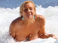 topless mom pics patricia krentcil topless beach pics tanning mom again viewer discretion advised