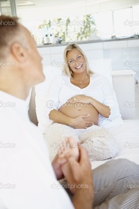 wife pics mature depositphotos mature man massaging pregnant wife feet stock photo