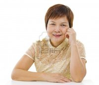 asian mature szefei mixed race asian mature woman isolated white background photo
