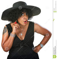 black mature irritated black woman beautiful mature african holding ear royalty free stock photography