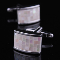 france mature item free shipping high grade shell style end bussiness cufflinks france mature wealth charming beaut gift