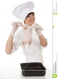hairy bbw mature female cook raw chicken profiles uniform