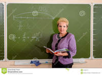 mature teacher mature teacher smiling giving lesson classroom education occupations royalty free stock photography