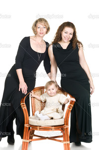 mature and young depositphotos mature grandmother young mother baby stock photo