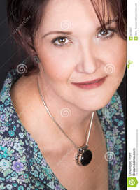 mature brunette mature female royalty free stock photography