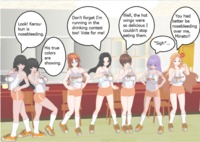 mature hooters sekirei girls hooters outfit quamp morelikethis manga digital