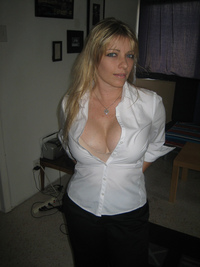 mature milf bra basic white bra milf slut cleavage stacked wife posing