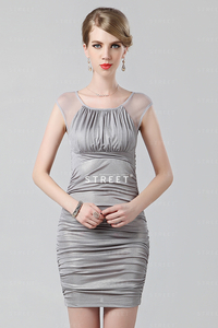 mature party productimg lcfs grey ruched scoop neck sexy mature party plus size long cocktail dress