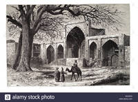 mature persia comp jnhh tomb nadir shah persia persian mecca turkmen ruler camel mausoleum stock photo