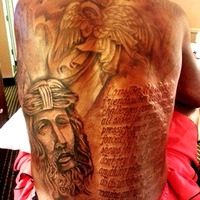 mature tattoo kevin durant back tattoo elite daily sports gets amazing but typo