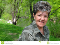 outdoor mature happy mature woman outdoor royalty free stock photography
