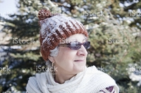 outdoor mature photos outdoor mature woman snow picture photo