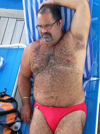 red mature hairy hairy man beach bear naked maduros daddy sexy