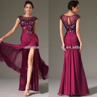 red mature wsphoto embroidery sexy high slit wine red evening dress mature burgundy prom gown vestido festa store product simple long dresses fashion party gowns ankle length