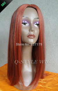 red mature htb xxfxxxn newest straight medium length ombre wine red brown color hair cosplay thick wig sexy mature store product