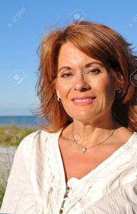 redhead mature eyemark attractive redhead woman stock photo mature