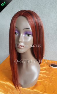thick mature htb xxfxxxs newest straight medium length ombre wine red brown color hair cosplay thick wig sexy mature store product