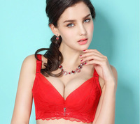 thin mature ibank goods els thin section adjustable bra female models gather super cup four breasted
