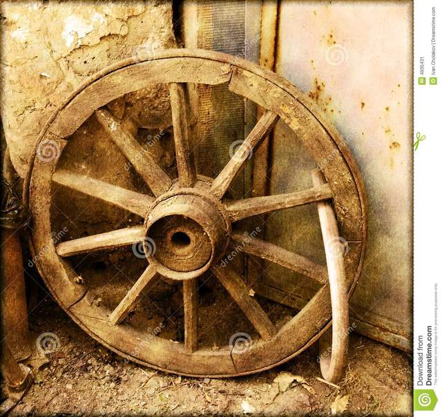 old time porn old photo time stock wheel cart