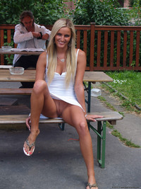 milf woman photo hashbrowns var albums upskirts voyeurism blonde woman milf showing off shaved bare pussy upskirt outside public hot