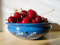 sweet mature static photo red cherry sweet mature fruit