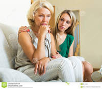 teen and mature girl asking forgiveness mother young teen daughter focus mature woman stock photo